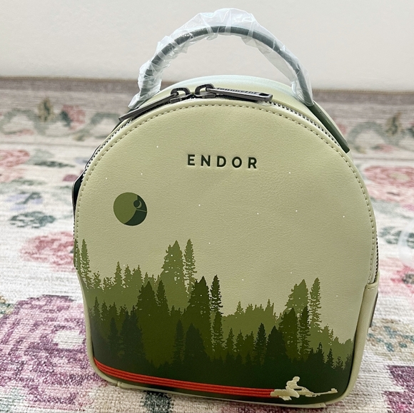 NWT Loungefly Star Wars Endor Convertible Mini Backpack - Picture 3 of 12